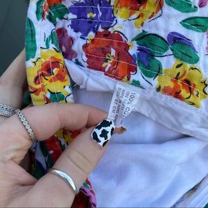 Vintage Accessories - Vtg floral 90s colorful bucket hat Vintage Accessories - Vtg floral 90s colorful bucket hat